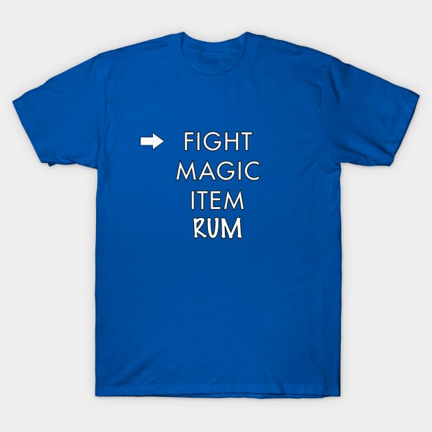 Never Run T-Shirt by DrinkingQuest